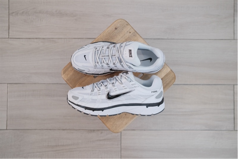 Giày Nike P-6000 White Black Silver CD6404-107