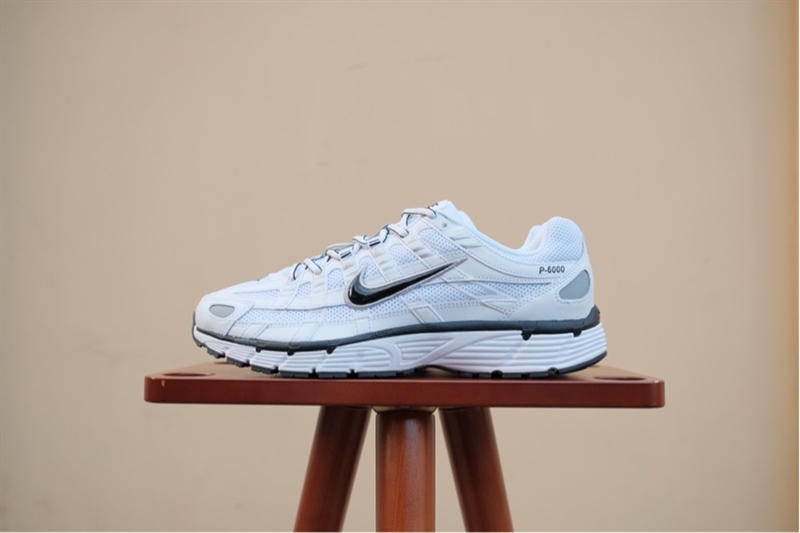 Giày Nike P-6000 White Black Silver CD6404-107 - 44