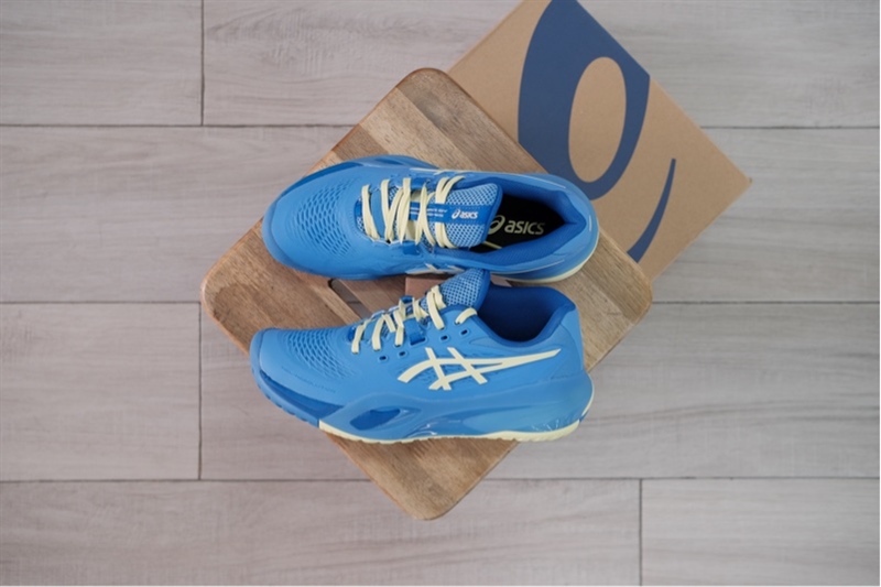 Giày Pickleball Tennis Asics Gel Resolution X Blue 1042A279-400