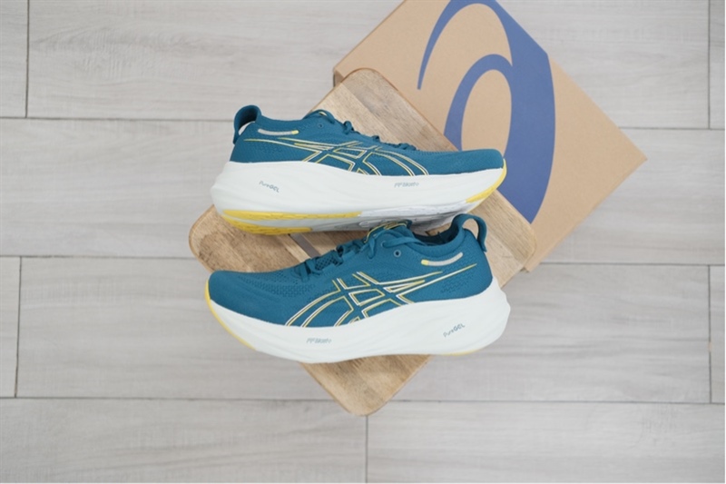 Giày chạy bộ Asics Gel Nimbus 26 Teal 1011B974-402