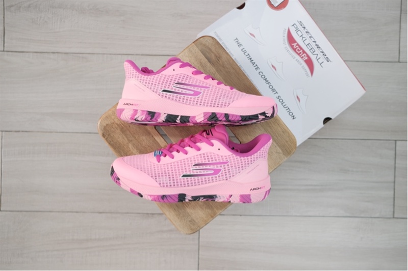 Giày Pickleball Tennis Skechers Viper Court Pro Pink 172069
