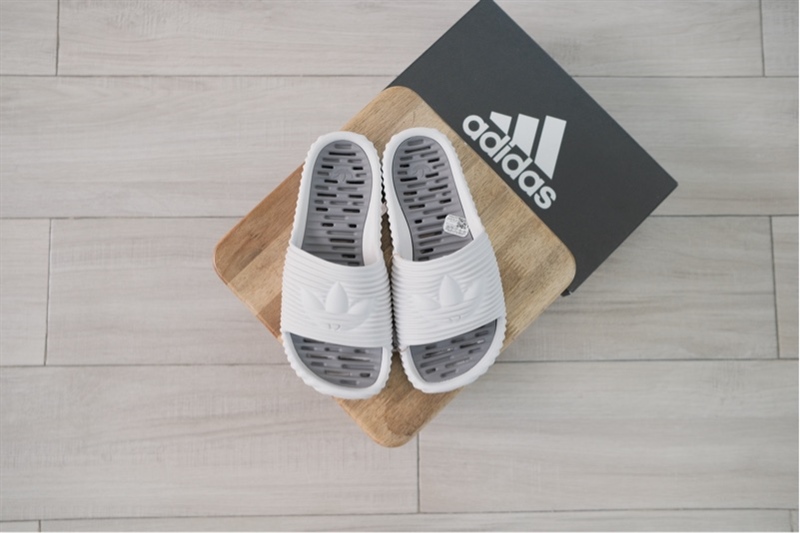 Dép Adidas chính hãng Adilette 25 White Grey JQ7769
