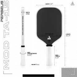 Vợt Pickleball JOOLA PERSEUS 16MM MOD TA-15 PRO Player Edition