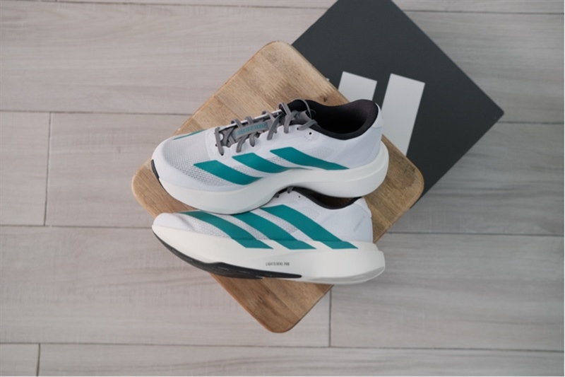 Giày chạy bộ Adidas Adizero Evo SL White Green JS4487 Like new