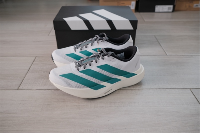 Giày chạy bộ Adidas Adizero Evo SL White Green JS4487 Like new - 42
