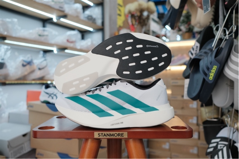 Giày chạy bộ Adidas Adizero Evo SL White Green JS4487