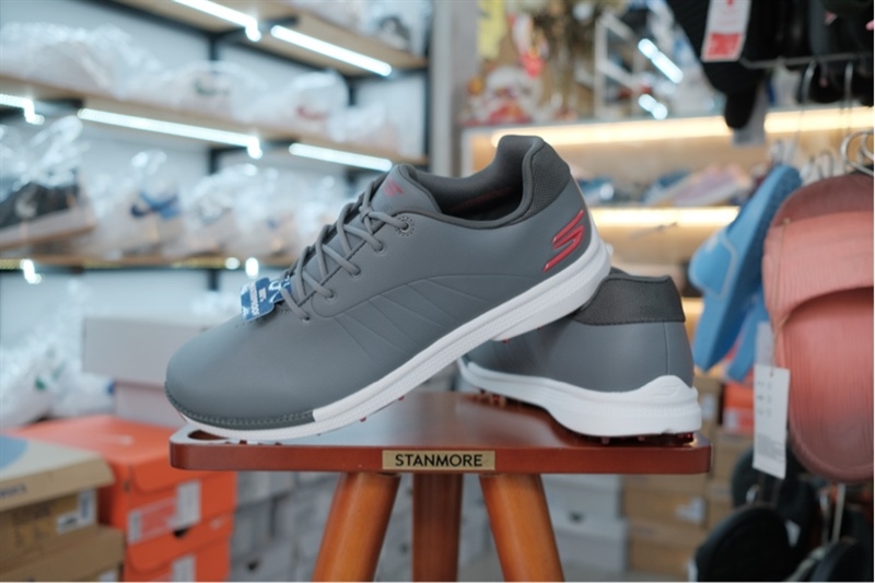 Giày Golf Skechers chính hãng Grey Red WaterProof