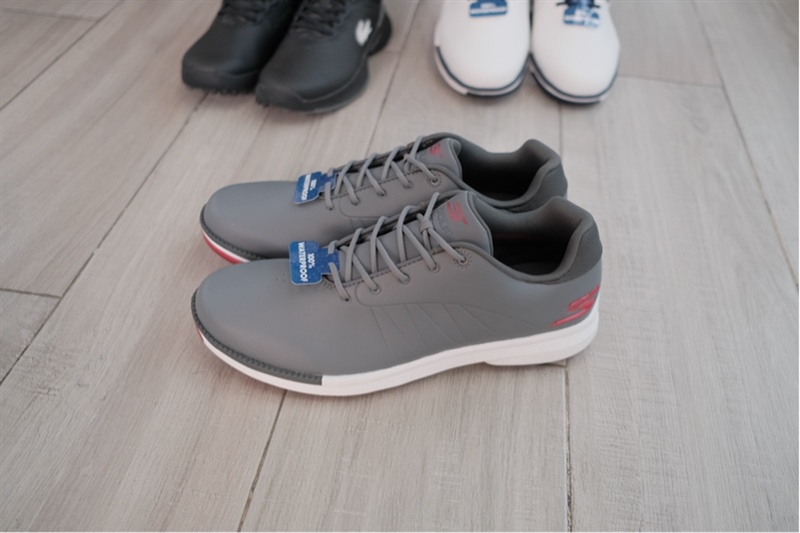 Giày Golf Skechers chính hãng Grey Red WaterProof