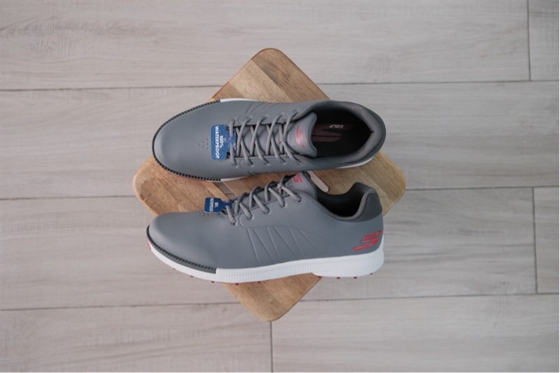 Giày Golf Skechers chính hãng Grey Red WaterProof
