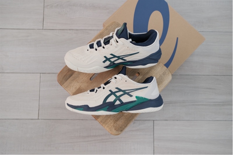 Giày Pickleball Tennis Asics Court FF 3 Cream Green 1041A370-105 Giày Pickleball Tennis Asics Court FF 3 Cream Green 1041A370-105