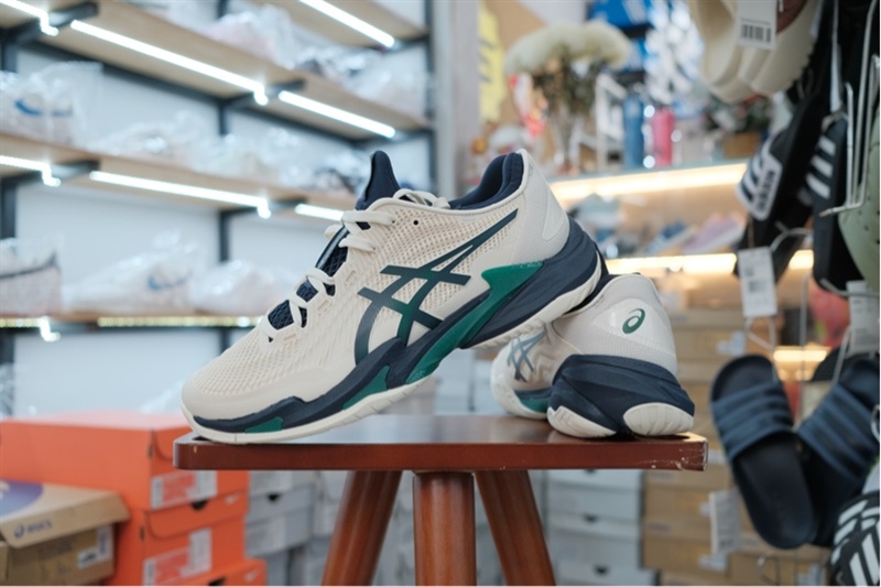 Giày Pickleball Tennis Asics Court FF 3 Cream Green 1041A370-105 Giày Pickleball Tennis Asics Court FF 3 Cream Green 1041A370-105