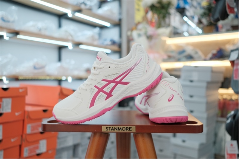 Giày Pickleball Tennis Asics Court Slide 4 Rose 1042A283-101 Giày Pickleball Tennis Asics Court Slide 4 Rose 1042A283-101