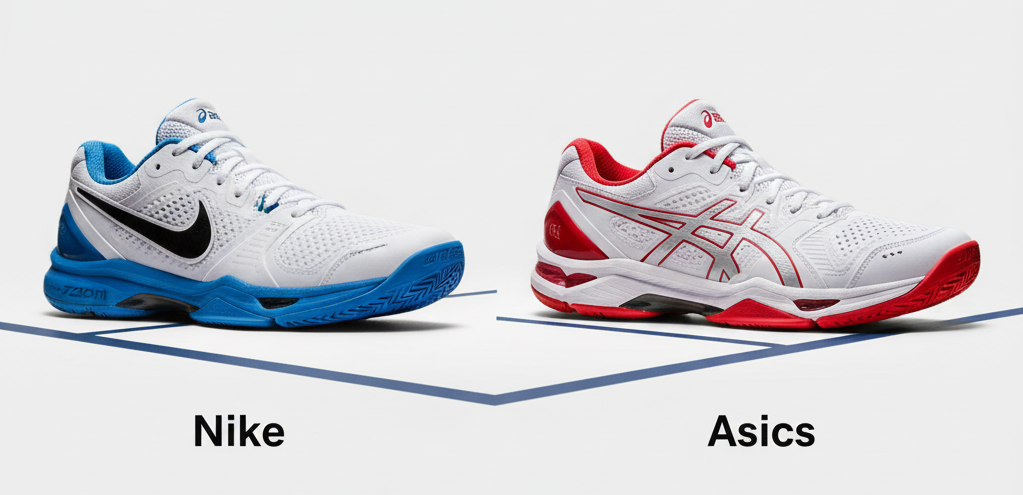 Nên Mua Giày Pickleball Asics Hay Nike? 'Đại Chiến' Thương Hiệu Trên Sân Pickleball