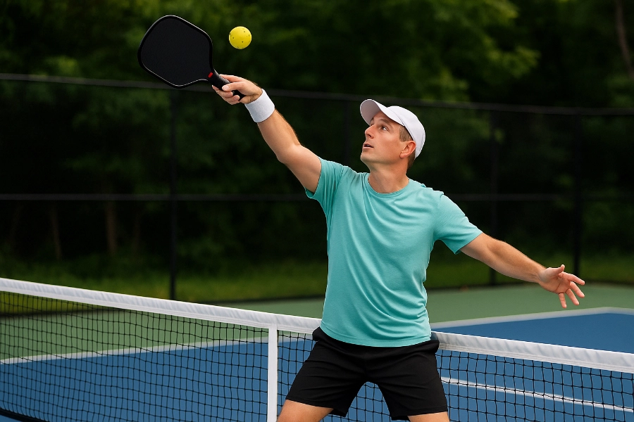 thuc hien ky thuat forehand pickleball