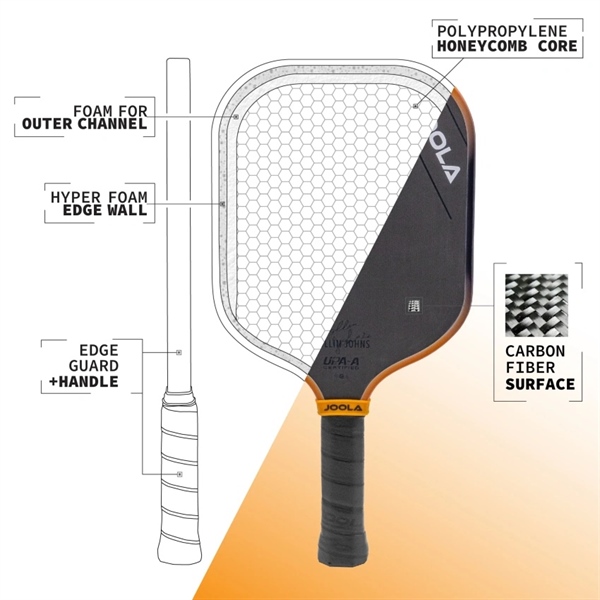 Vợt Pickleball JOOLA COLLIN JOHNS SCORPEUS 3S 16MM