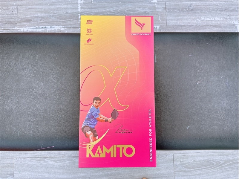 Vợt Pickleball Kamito Alpha 16mm KMVPK250112 Vợt Pickleball Kamito Alpha 16mm KMVPK250112
