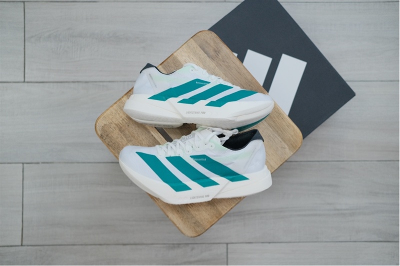 Giày chạy bộ Adidas Adizero Adios Pro 4 White Teal JR1247 - 39