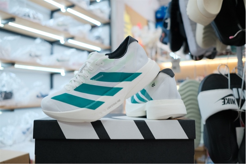 Giày chạy bộ Adidas Adizero Adios Pro 4 White Teal JR1247