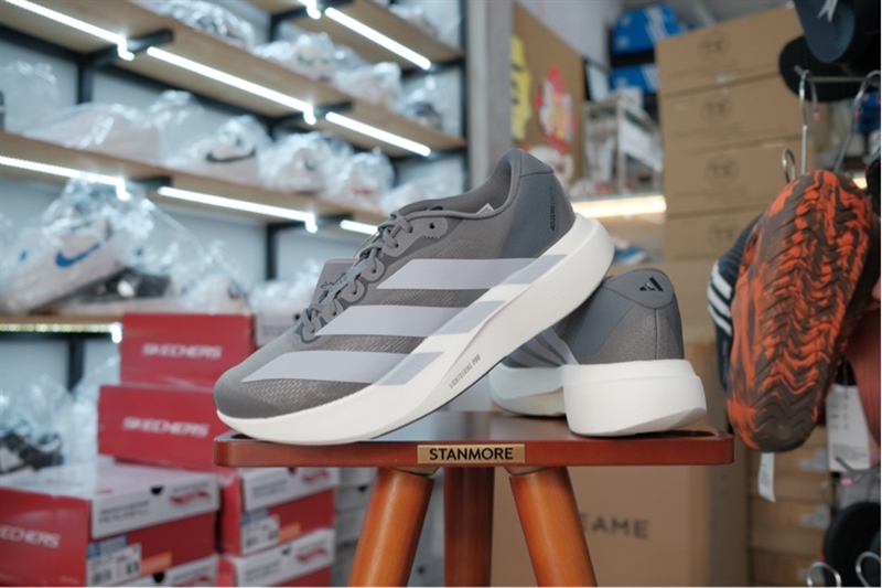 Giày chạy bộ Adidas Adizero Evo SL Grey Four JS4489