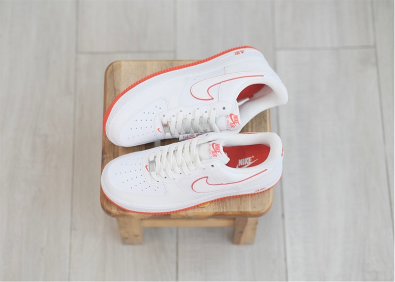 Giày Nike Air Force 1 Low White Orange DV0788-102