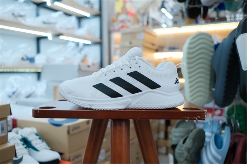 Giày Pickleball Indoor Adidas Court Team 2.0 White HR1239