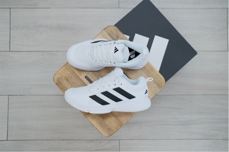 Giày Pickleball Indoor Adidas Court Team 2.0 White HR1239