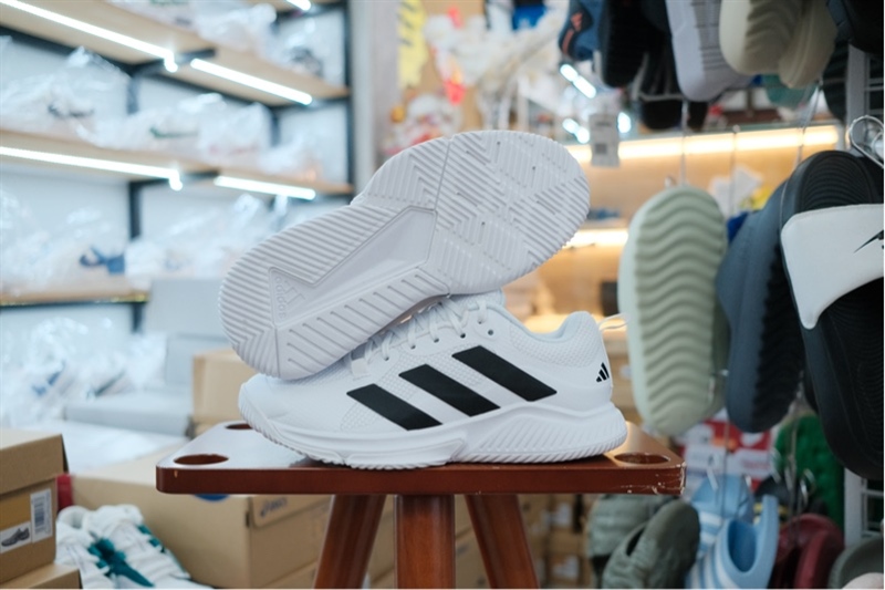Giày Pickleball Indoor Adidas Court Team 2.0 White HR1239