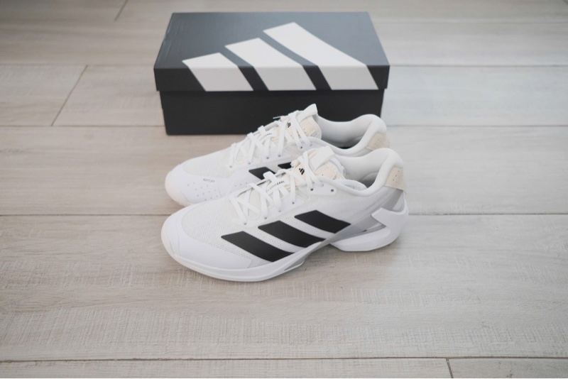 Giày Pickleball Tennis Adidas Adizero Ubersonic 5 White Black IE1376