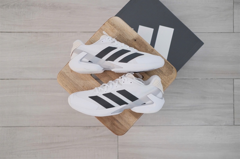 Giày Pickleball Tennis Adidas Adizero Ubersonic 5 White Black IE1376 - 42