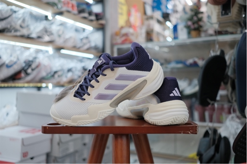 Giày Pickleball Tennis Adidas Barricade 13 White Plum JR7814 Giày Pickleball Tennis Adidas Barricade 13 White Plum JR7814