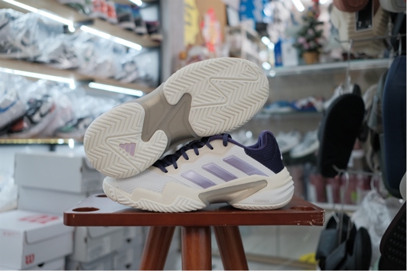Giày Pickleball Tennis Adidas Barricade 13 White Plum JR7814 Giày Pickleball Tennis Adidas Barricade 13 White Plum JR7814