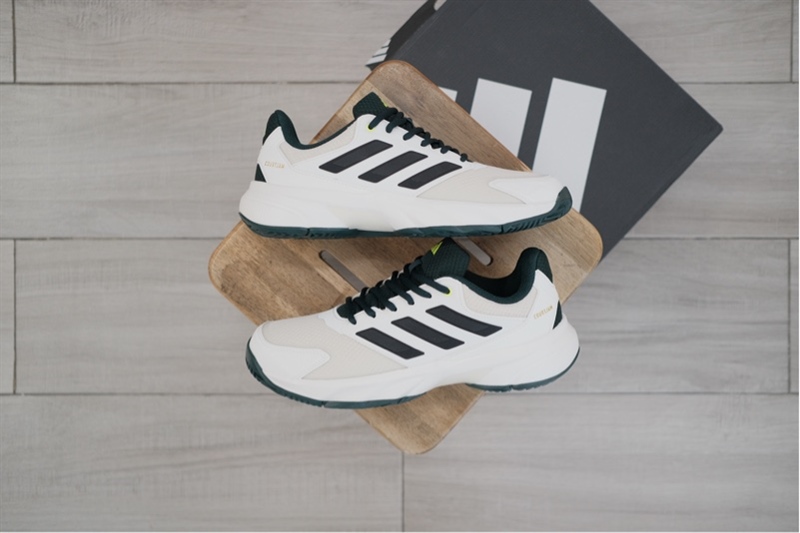 Giày Pickleball Tennis Adidas CourtJam Control 3 White JH5135