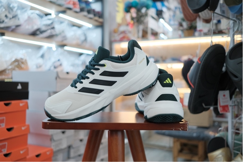 Giày Pickleball Tennis Adidas CourtJam Control 3 White JH5135