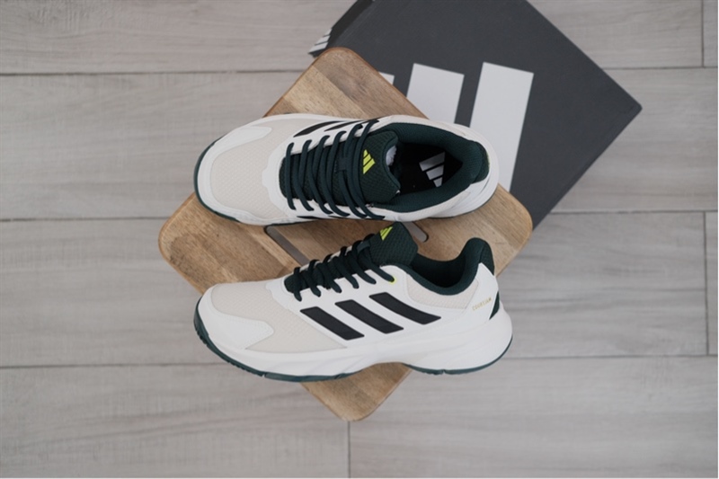 Giày Pickleball Tennis Adidas CourtJam Control 3 White JH5135