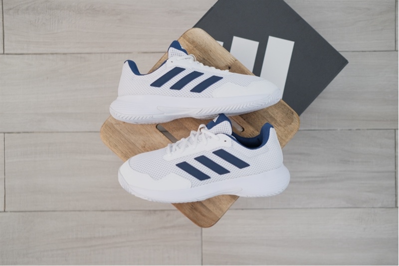 Giày Pickleball Tennis Adidas Game Spec 2 White Navy ID2470 - 44