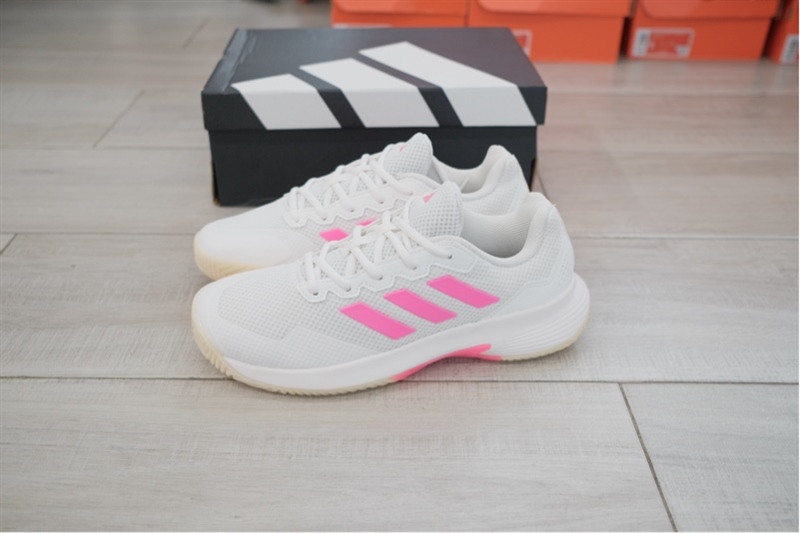 Giày Pickleball Tennis Adidas GameCourt 2 W White Pink JP7723 Giày Pickleball Tennis Adidas GameCourt 2 W White Pink JP7723