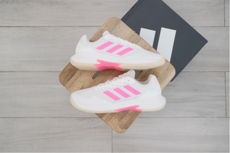 Giày Pickleball Tennis Adidas GameCourt 2 W White Pink JP7723