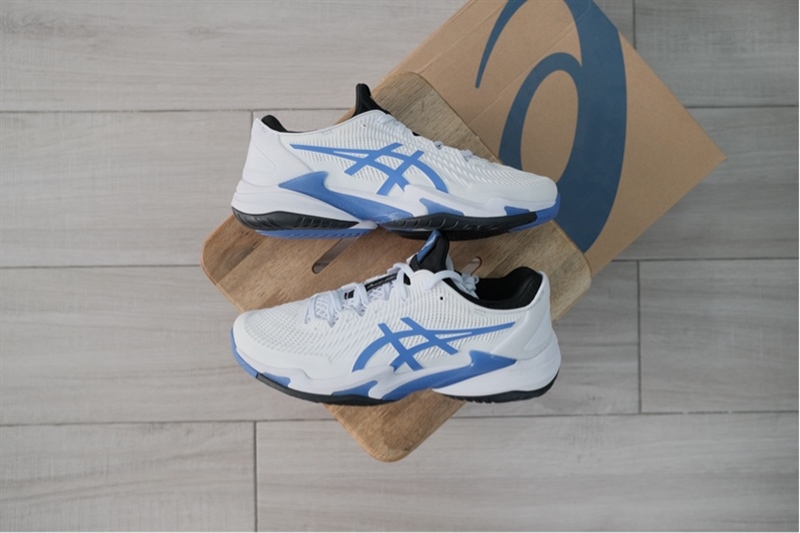Giày Pickleball Tennis Asics Court FF 3 White Sapphire 1041A370-102 - 41