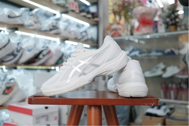 Giày Pickleball Tennis Asics Court Hunter FF Silver 1072A112-102