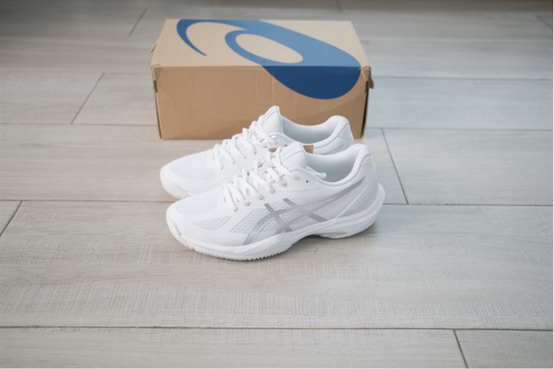 Giày Pickleball Tennis Asics Court Hunter FF Silver 1072A112-102