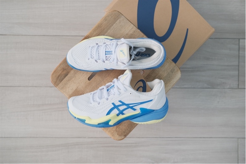 Giày Pickleball Tennis Asics Gel Court FF 3 White 1042A220-105