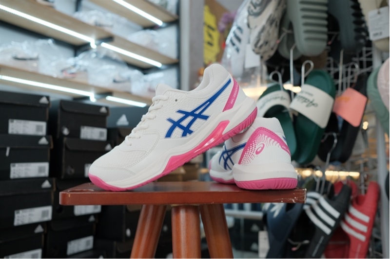 Giày Pickleball Tennis Asics Gel Dedicate 8 Wide Rose 1042A235-105
