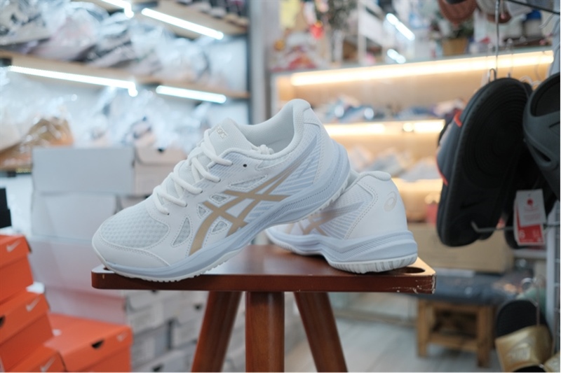 Giày Pickleball Tennis Asics Upcourt 6 Champagne 1074A045-103