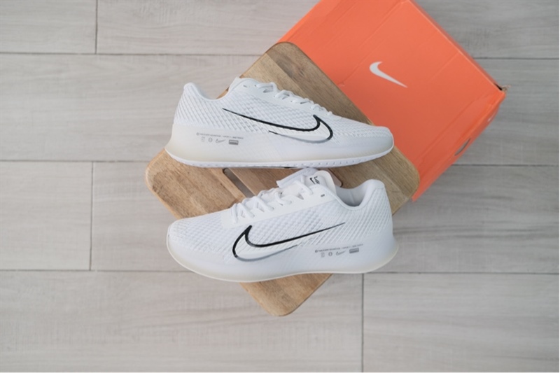 Giày Pickleball Tennis Nike Zoom Vapor 11 White Black DR6966-101