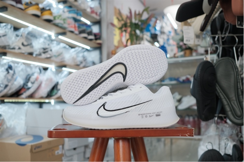 Giày Pickleball Tennis Nike Zoom Vapor 11 White Black DR6966-101