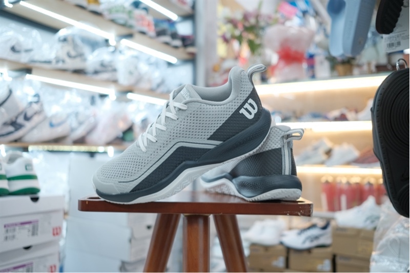 Giày Pickleball Tennis Wilson Rush Pro Lite Grey WRS333190