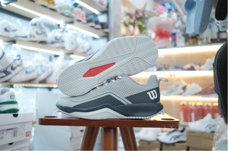 Giày Pickleball Tennis Wilson Rush Pro Lite Grey WRS333190