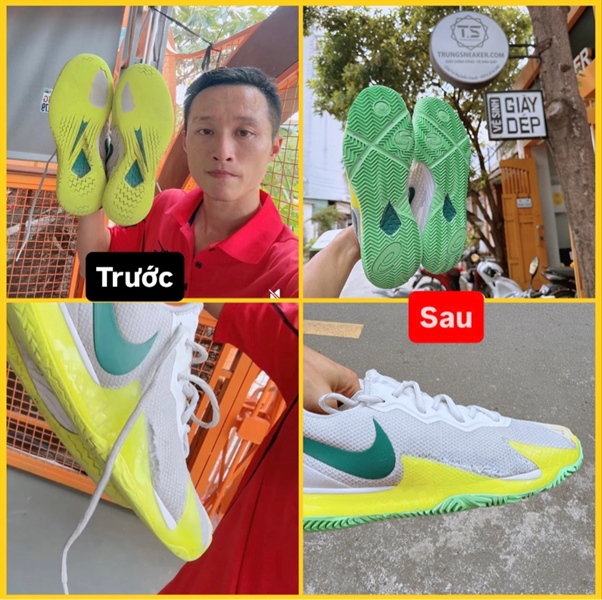 Thay đế giày Pickleball Tennis