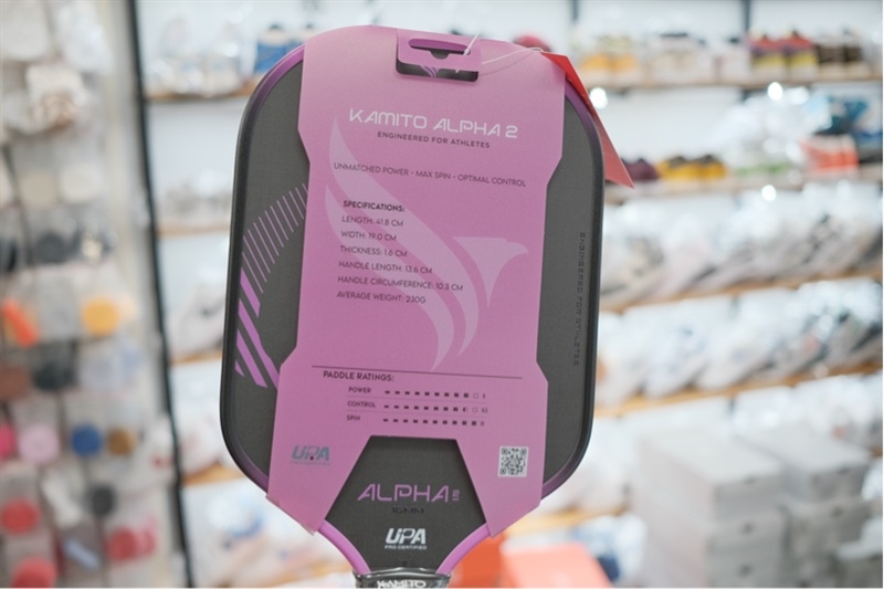 Vợt Pickleball Kamito Alpha 2 16mm KMVPJ251382 Vợt Pickleball Kamito Alpha 2 16mm KMVPJ251382