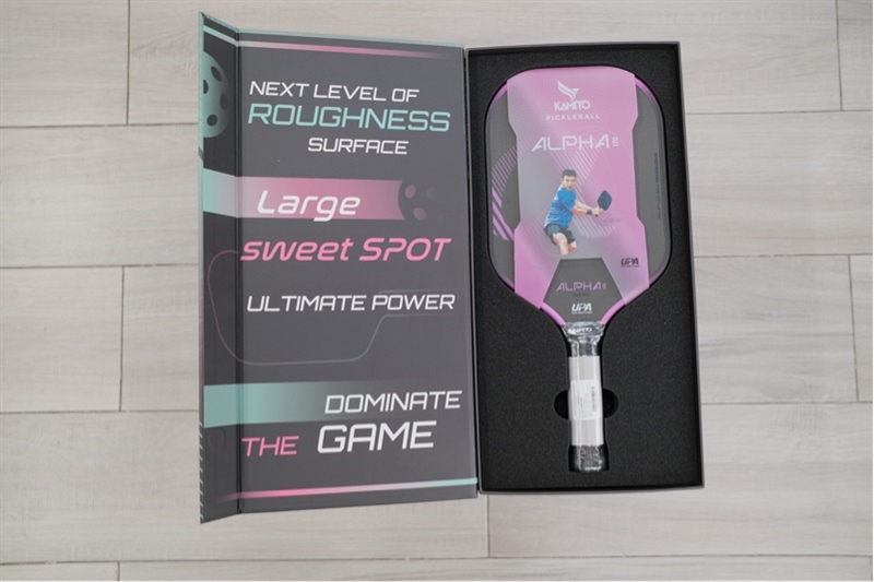 Vợt Pickleball Kamito Alpha 2 16mm KMVPJ251382 - Tím Hồng